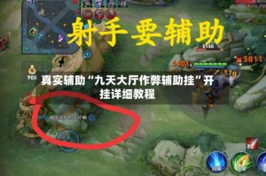 真实辅助“九天大厅作弊辅助挂”开挂详细教程