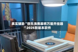 真实辅助“微乐海南麻将万能开挂器”2026新版本软件