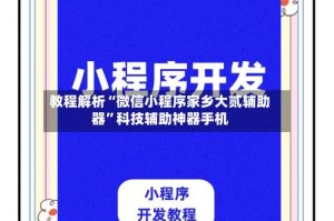 教程解析“微信小程序家乡大贰辅助器”科技辅助神器手机