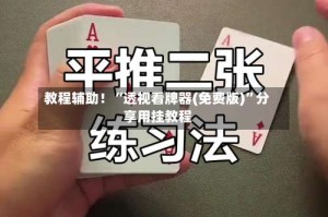 教程辅助！“透视看牌器(免费版)”分享用挂教程