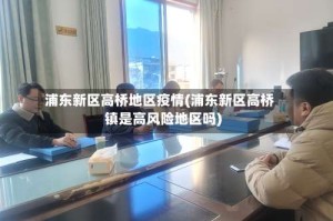 浦东新区高桥地区疫情(浦东新区高桥镇是高风险地区吗)