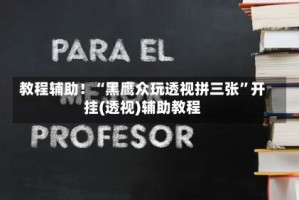 教程辅助！“黑鹰众玩透视拼三张”开挂(透视)辅助教程