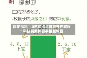 限定福利“山西扣点点麻将开挂教程”科技辅助神器手机版教程