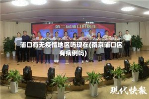 浦口有无疫情地区吗现在(南京浦口区有病例吗)