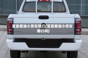 宜昌柴油小货车限行(宜昌柴油小货车限行吗)