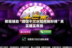 教程辅助“微信十三水如何刷好牌”其实确实有挂