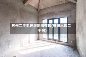 苏州二手毛坯房刚刚在售(苏州出售二手房)