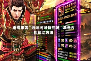 重磅来袭“逍遥阁可有挂吗”详细透视辅助方法