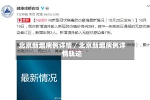 北京新增病例详情／北京新增病例详情轨迹