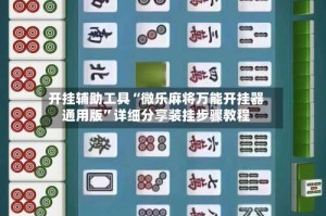 开挂辅助工具“微乐麻将万能开挂器通用版”详细分享装挂步骤教程