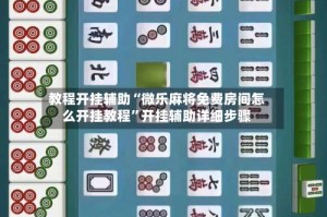 教程开挂辅助“微乐麻将免费房间怎么开挂教程”开挂辅助详细步骤