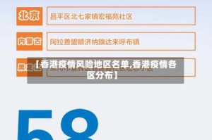 【香港疫情风险地区名单,香港疫情各区分布】