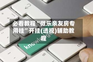 必看教程“微乐亲友房专用挂”开挂(透视)辅助教程