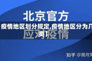 【疫情地区划分规定,疫情地区分为几类】