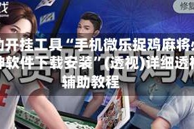 辅助开挂工具“手机微乐捉鸡麻将必赢神软件下载安装”(透视)详细透视辅助教程