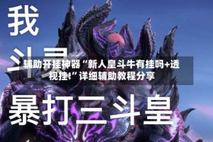 辅助开挂神器“新人皇斗牛有挂吗+透视挂!”详细辅助教程分享