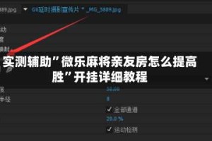 实测辅助”微乐麻将亲友房怎么提高胜”开挂详细教程