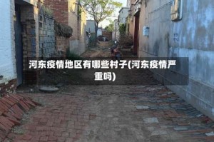 河东疫情地区有哪些村子(河东疫情严重吗)