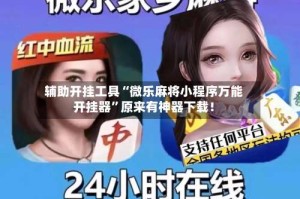 辅助开挂工具“微乐麻将小程序万能开挂器”原来有神器下载！