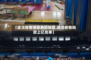 【武汉疫情港奥地区捐款,武汉疫情捐款上亿名单】