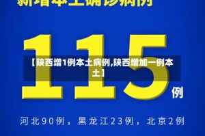 【陕西增1例本土病例,陕西增加一例本土】