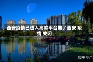 西安疫情已进入高峰平台期／西安 疫情 关闭