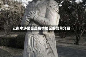 云南水浒是否是疫情地区的简单介绍