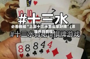 必看教程“上品十三水怎么拿好牌”(详细开挂教程)