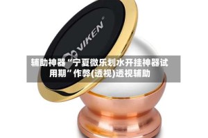 辅助神器“宁夏微乐划水开挂神器试用期”作弊(透视)透视辅助