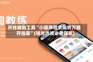 开挂辅助工具“小程序微乐麻将万能开挂器”(曝光透视必备猫腻)