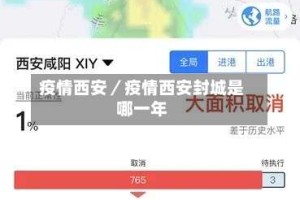疫情西安／疫情西安封城是哪一年