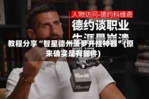 教程分享“智星德州菠萝开挂神器”(原来确实是有插件)