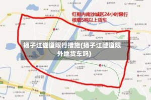杨子江遂道限行措施(扬子江隧道限外地货车吗)