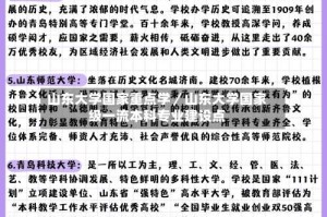 山东大学国家重点学／山东大学国家级一流本科专业建设点