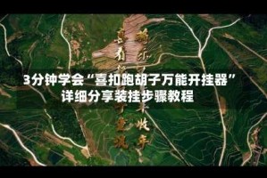 3分钟学会“喜扣跑胡子万能开挂器”详细分享装挂步骤教程