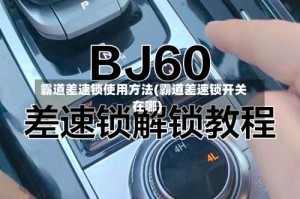 霸道差速锁使用方法(霸道差速锁开关在哪)