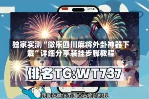 独家实测“微乐四川麻将外卦神器下载”详细分享装挂步骤教程
