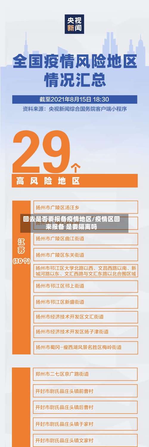 回去是否要报备疫情地区/疫情区回来报备 是要隔离吗-第1张图片
