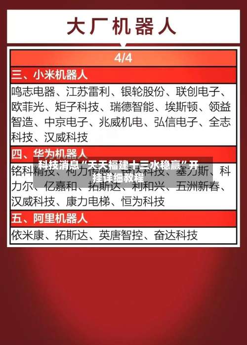 科技消息“天天福建十三水稳赢	”开挂详细教程-第1张图片