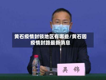 黄石疫情封锁地区有哪些/黄石因疫情封路最新消息-第1张图片