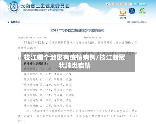 枝江哪个地区有疫情病例/枝江新冠状肺炎疫情-第2张图片