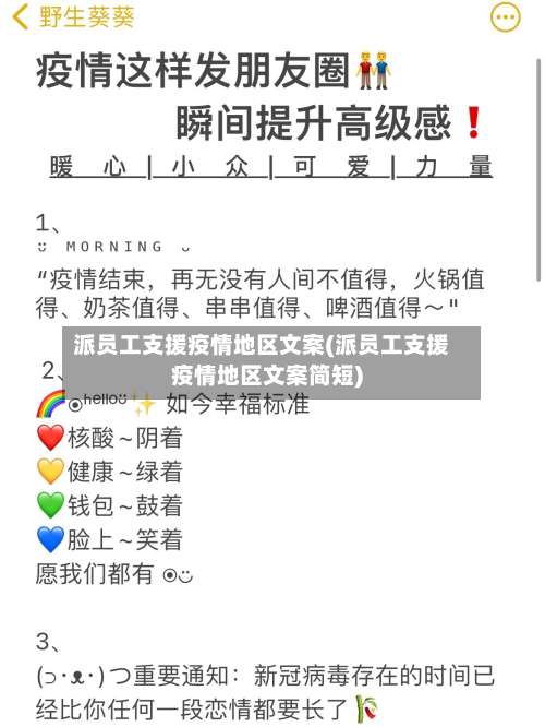 派员工支援疫情地区文案(派员工支援疫情地区文案简短)-第3张图片