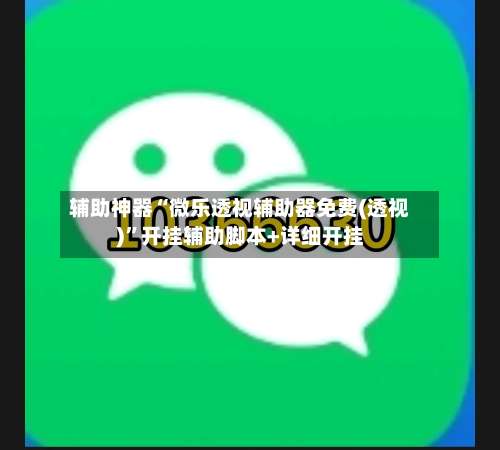 辅助神器“微乐透视辅助器免费(透视)	”开挂辅助脚本+详细开挂-第2张图片