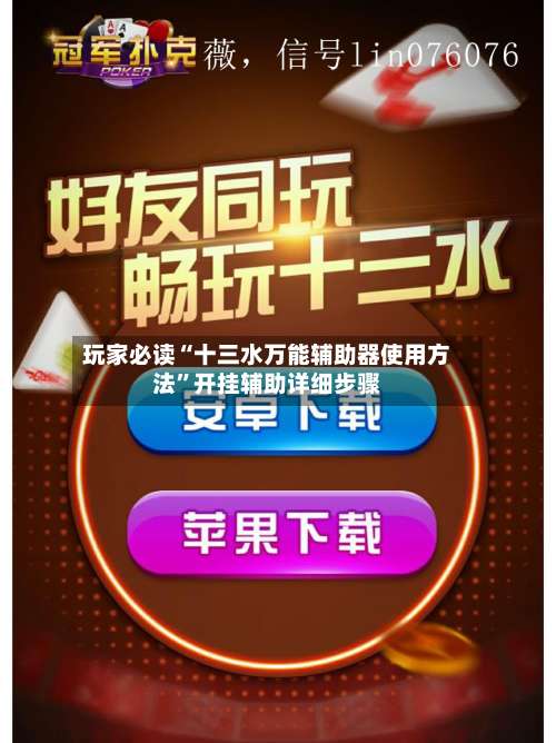 玩家必读“十三水万能辅助器使用方法”开挂辅助详细步骤-第1张图片