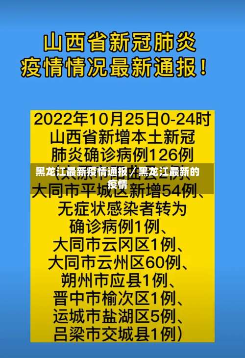 黑龙江最新疫情通报／黑龙江最新的疫情-第3张图片