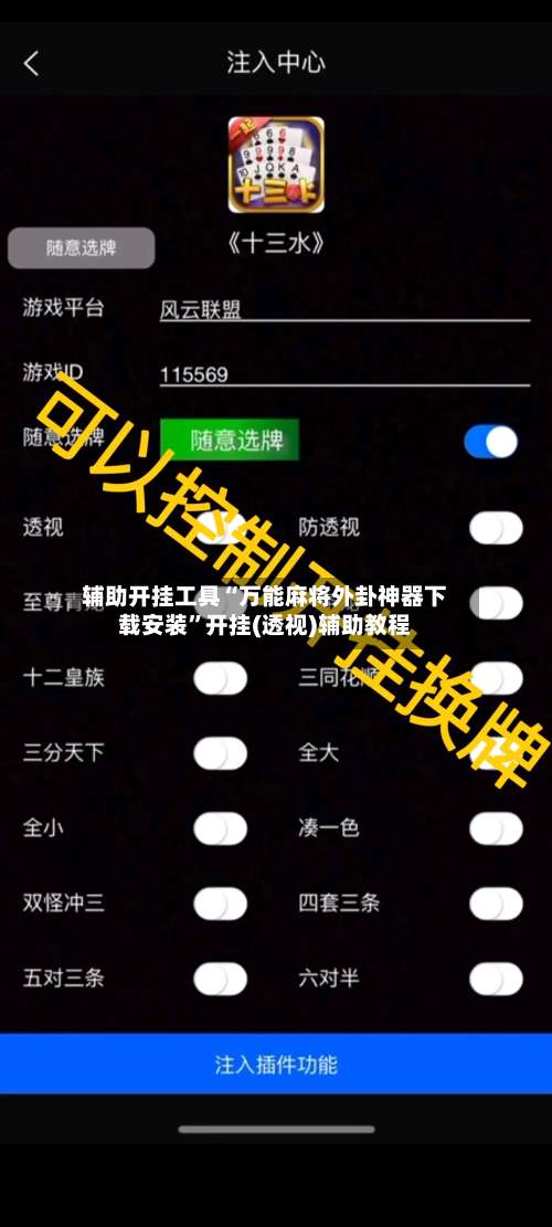 辅助开挂工具“万能麻将外卦神器下载安装	”开挂(透视)辅助教程-第2张图片