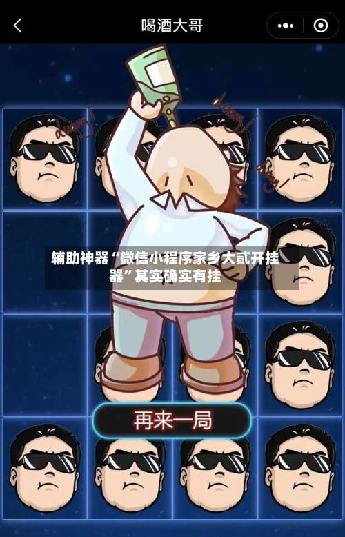 辅助神器“微信小程序家乡大贰开挂器”其实确实有挂-第3张图片