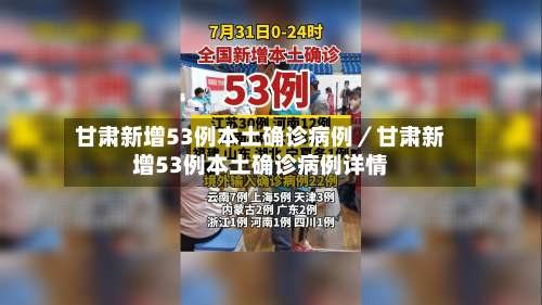 甘肃新增53例本土确诊病例／甘肃新增53例本土确诊病例详情-第2张图片