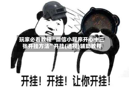 玩家必看教程“微信小程序开心十三张开挂方法	”开挂(透视)辅助教程-第3张图片