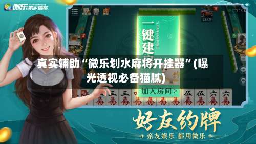 真实辅助“微乐划水麻将开挂器	”(曝光透视必备猫腻)-第2张图片